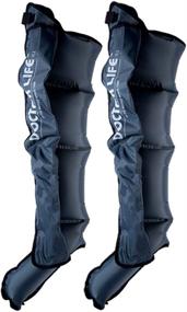 img 2 attached to 🦵 DSMAREF Air Compression System: Advanced Sequential Compression Device for Legs - Recovery Boots, Compression Pump & Leg Massager (Size: L)