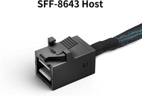 img 2 attached to 💻 CableCreation Internal Mini Cable SFF 8643: Enhanced Connectivity for Efficient Data Transfers