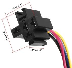 img 3 attached to Uxcell Automotive Interlocking Socket Harness Industrial Electrical and Wiring & Connecting