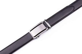 img 1 attached to Redefine Style with Ratchet Leather Dress Automatic Buckle Men's Accessories