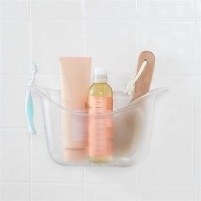 img 1 attached to 🚿 Enhanced Suction Shower Basket by Amazon Basics