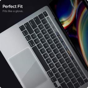 img 2 attached to 📱 Spigen AirSkin MacBook Pro TouchBar/TrackPad защитник: Матовая пленка для MacBook Pro 13" (2020) - Окончательное решение для защиты.