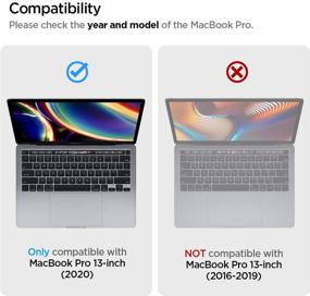 img 3 attached to 📱 Spigen AirSkin MacBook Pro TouchBar/TrackPad защитник: Матовая пленка для MacBook Pro 13" (2020) - Окончательное решение для защиты.