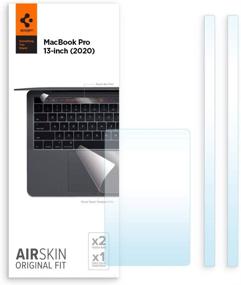 img 4 attached to 📱 Spigen AirSkin MacBook Pro TouchBar/TrackPad защитник: Матовая пленка для MacBook Pro 13" (2020) - Окончательное решение для защиты.