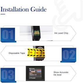 img 1 attached to 🖨️ Valuetoner Remanufactured Ink Cartridge for Epson Expression XP-4100 XP-4105 Workforce WF-2830 WF-2850 Printer - T212XL T212 XL Replacement Set (1 Black, 1 Cyan, 1 Magenta, 1 Yellow)