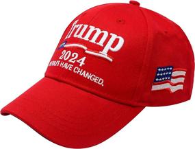 img 2 attached to 🧢 2024 MAGA Keep America Great Camo Hat - Made in USA, Adjustable Baseball Cap for Donald Trump Supporters