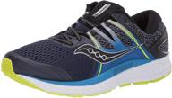 👟 saucony men's omni navy citron athletic shoes for men logo