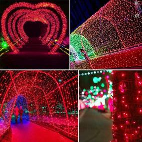 img 3 attached to ASmile 200 LED String Light Christmas Light: Remote Control, 8 Modes, Twinkling 🎄 Lights, Waterproof Fairy Light for Patio, Home, Garden, Indoor Outdoor Decor (Red) - 72.2ft