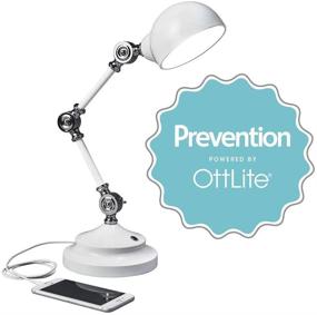 img 4 attached to 💡 OttLite LED Pharmacy Desk Lamp with USB Charging - Backed by The Good Housekeeping Seal - Promotes Prevention