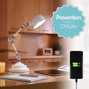 img 3 attached to 💡 OttLite LED Pharmacy Desk Lamp with USB Charging - Backed by The Good Housekeeping Seal - Promotes Prevention