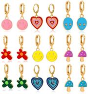 🦋 vibrant butterfly earrings: hypoallergenic & aesthetic girls' jewelry logo