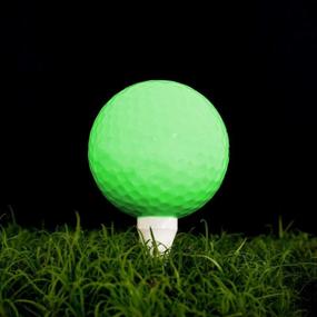 img 2 attached to 🏌️ VinBee 12 Pack Luminous Night Golf Balls: Bright Glow in The Dark, Ideal for Tournament Play, Long-lasting Fluorescent Golf Balls, No LED Inside