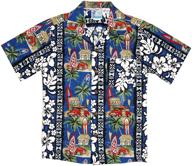 rjc boy's surfboard woodie hawaiian shirt - ride the waves in style! logo