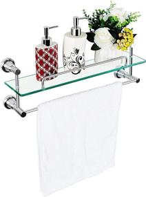 img 4 attached to Bathroom Shelving Organizer Stand（Silver） GUGUW