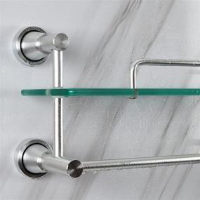 img 1 attached to Подставка-органайзер для стеллажей для ванной (серебро) GUGUW