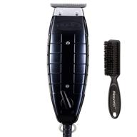 🔪 andis 4775 gtx t-outliner trimmer: black beauty with a bonus blade brush logo