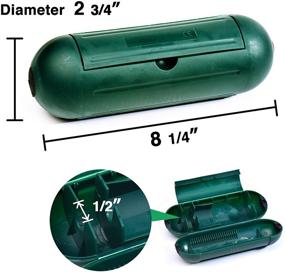 img 2 attached to 💧 Water Resistant Electrical Extension with Protective Compartment for Industrial Wiring & Connection