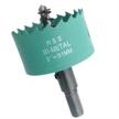bi metal holesaw drilling plastic aoktorkit logo