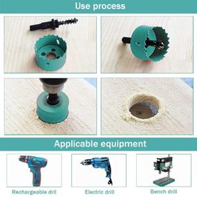 img 1 attached to Bi Metal Holesaw Drilling Plastic Aoktorkit