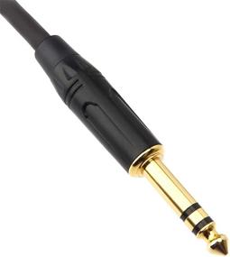 img 1 attached to 🎧 DISINO 1/8 to 1/4 Stereo Cable - High-Quality 3.5mm to 6.35mm Audio Interconnect Cord - 3.3 Feet