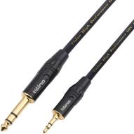 🎧 disino 1/8 to 1/4 stereo cable - high-quality 3.5mm to 6.35mm audio interconnect cord - 3.3 feet logo