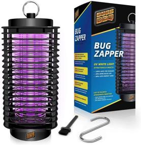 img 4 attached to 🪰 Powerful Bug Zapper Indoor and Outdoor - Ultimate Insects Killer - Eradicate Pests with Fly Trap Outdoor Patio - Effective Insect Killer Zapper - Mosquito Trap for Maximum Protection - High-Performing Bug Zapper Table Top (Black L)