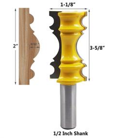img 3 attached to 🔧 Якамоз Режущая фреза с хвостовиком 2 дюйма: эффективный инструмент для деревообработки для точной и гладкой обработки