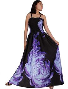 img 4 attached to 👗 MayriDress Maxi Dress Plus Size Clothing: Black Ball Gala Party Sundress Evening Long Floral Women's Outfit