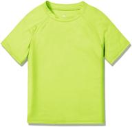 👶 tsla youth kids upf 50+ short sleeve aqua water swimsuit top for uv/spf protection & surfing activities logo