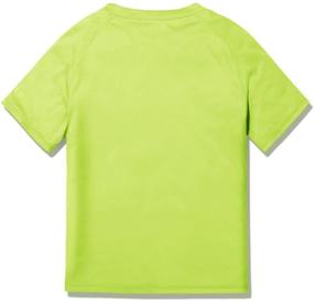 img 3 attached to 👶 TSLA Youth Kids UPF 50+ Short Sleeve Aqua Water Swimsuit Top for UV/SPF Protection & Surfing Activities