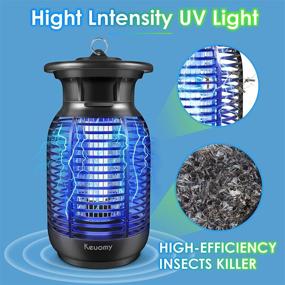 img 1 attached to 🦟 High-Voltage Bug Zapper: 4250V Electronic Mosquito Zapper for Outdoor and Indoor Areas – Waterproof Insect Fly Traps and Mosquito Killer Solution, Ideal for Patios, Homes, and Gardens