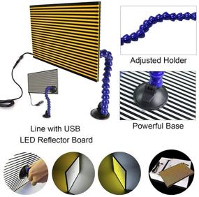 img 2 attached to 🔧 Набор инструментов для безкрасочного ремонта вмятин WHDZ 86 шт.: штанги, скользящий молоток, подниматель вмятин и набор мостовых тяг - с линейной платой LED - решение для удаления вмятин "Pop a Dent