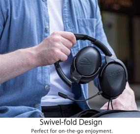 img 3 attached to 🎧 ASUS ROG Strix Go Gaming Headphones with USB-C Adapter and Advanced Noise-Cancelling Microphone - Over-Ear Headphones for PC, Mac, Nintendo Switch, and PS4