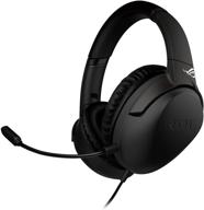 🎧 asus rog strix go gaming headphones with usb-c adapter and advanced noise-cancelling microphone - over-ear headphones for pc, mac, nintendo switch, and ps4 логотип