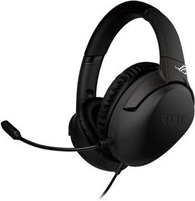 img 4 attached to 🎧 ASUS ROG Strix Go Gaming Headphones with USB-C Adapter and Advanced Noise-Cancelling Microphone - Over-Ear Headphones for PC, Mac, Nintendo Switch, and PS4