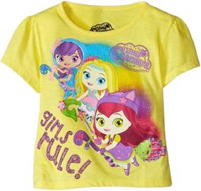 img 1 attached to 👚 Charming Nickelodeon Girls' Bubble Sleeve T-Shirt with Charmers Boxes Group Shot