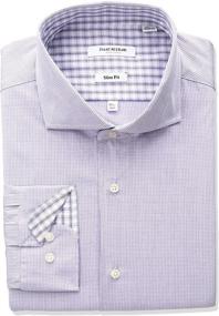 img 1 attached to 👔 Isaac Mizrahi Micro Collar Sleeve Men's Shirts