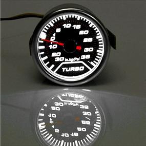 img 3 attached to ESUPPORT 2 Inch 52mm Car Motor Universal Turbo Boost Gauge Meter Smoke Tint Lens LED