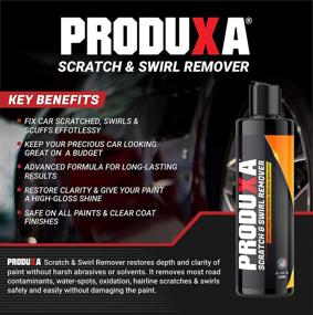 img 1 attached to 💎 PRODUXA Scratch &amp; Swirl Remover - Premium Car Polish, Repair Oxidation, Paint Scratches, Swirl Marks, Water Spots, Restore Shine - 8 oz Bottle