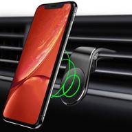 🚗 glbsunion magnetic car mount: air vent phone holder for iphone & samsung, 2-pack logo