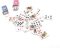 🃏 miniature dollhouse furniture accessories games - poker playing cards 1:12 scale logo