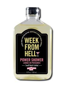 img 1 attached to 🚿 Walton Wood Farm Power Shower - Week from Hell, Grapefruit & Brown Sugar Scent, Vegetarian-Friendly and Paraben-Free - 12 fl oz