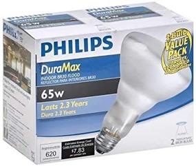 img 1 attached to 💡 PHILIPS 2-Pack 65 Watt Reflective Floodlight Bulbs