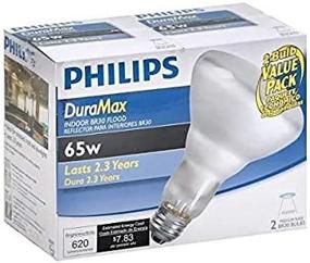 img 2 attached to 💡 PHILIPS 2-Pack 65 Watt Reflective Floodlight Bulbs