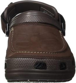 img 3 attached to 👞 Comfortable and Versatile Crocs Yukon Vista Espresso Men's Shoes - Perfect for Mules & Clogs