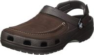 👞 comfortable and versatile crocs yukon vista espresso men's shoes - perfect for mules & clogs logo