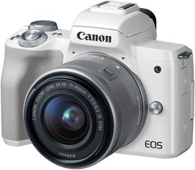 img 4 attached to White Canon EOS M50 Mirrorless Vlogging Camera Kit - EF-M 15-45mm Lens, 4K Video, Built-in Wi-Fi, NFC & Bluetooth Technology