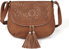 img 4 attached to Crossbody Designer Shoulder Handbags Tassels Women's Handbags & Wallets in Satchels