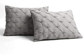 img 3 attached to 🏰 Lush Decor Shabby Chic Ravello King Gray - Elegance and Style for your Bedroom