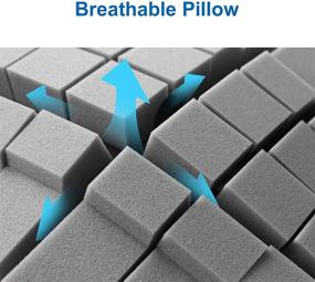 img 2 attached to 🌙 Newentor Soft & Firm 2-Sided Memory Foam Pillows: Innovative Neck Support for Side Sleepers, with Washable Pillowcase - King & Queen Size Options
